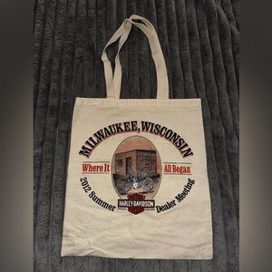 Harley-Davidson Poker Chip Lot + Annual Dealer Meeting Bag